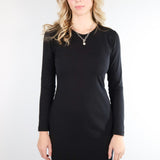 Long Sleeve Jane Dress in Black