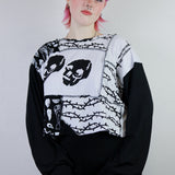 'Spy vs. Spy' Boxy Long Sleeve (Size 2)