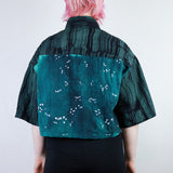 'Forest Lights' Patchwork Boxy Button-Up (Size 1)