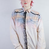 'Faded Lace' Button-Up