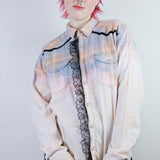 'Faded Lace' Button-Up