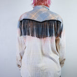 'Faded Lace' Button-Up