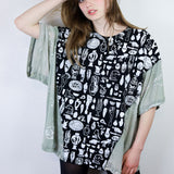 'Time Baby' Patchwork Big Tee (Fits Sizes 1-3)