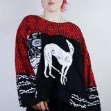 'Blood Hound' Boxy Long Sleeve (Size 3)