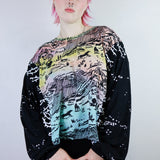 'Rainbow Rage Pt. 2' Boxy Long Sleeve (Size 2)