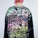 'Rainbow Rage Pt. 2' Boxy Long Sleeve (Size 2)