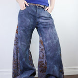 'Riveting' Wide Leg Customized Denim 33Wx32L