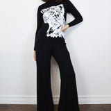 Sad Panther Slouch Turtleneck (XS, S, M, 1X, 2X)
