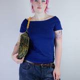 'Tiger Stripe' Crescent Purse
