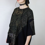 'Nothing Natural' Patchwork Big Tee (Fits Sizes 1-3)
