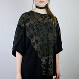 'Nothing Natural' Patchwork Big Tee (Fits Sizes 1-3)