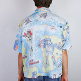 'In Disguise' Unisex Short Sleeve Button Up (Size 1)