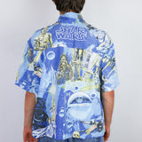 'Far, Far Away' Unisex Short Sleeve Button Up (Size 1)