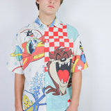 'Taz' Unisex Short Sleeve Button Up (Size 1)
