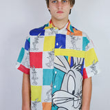 'What's Up Doc?' Unisex Short Sleeve Button Up (Size 1)