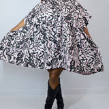 Poison Plaid 'Serpentine' Boxy Button-Up Dress