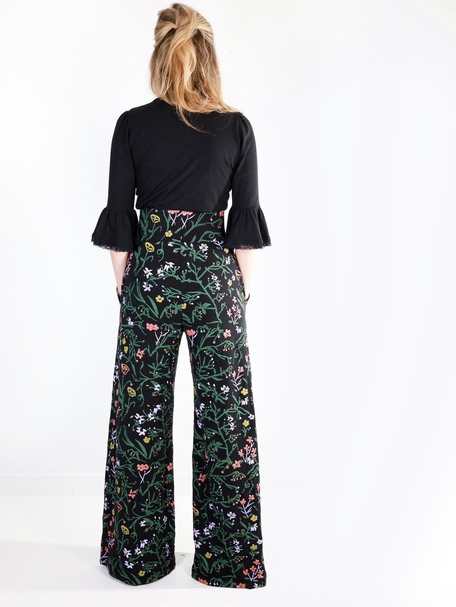 Dawn Belladonna High Waisted Wide Leg Pants - Thief and Bandit