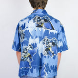 'I Am The Night' Unisex Short Sleeve Button Up (Size 1)