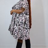 Poison Plaid 'Serpentine' Boxy Button-Up Dress