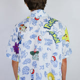 'Catch 'em All' Unisex Short Sleeve Button Up (Size 1)