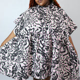 Poison Plaid 'Serpentine' Boxy Button-Up Dress