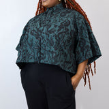 Everest 'Serpentine' Boxy Button-Up