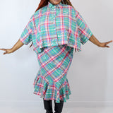 Summer Plaid 'Starlight' Boxy Button-Up