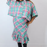 Summer Plaid 'Starlight' Boxy Button-Up