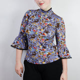 'Dreamy Floral' Collage Kiki Blouse