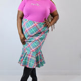 Summer Plaid 'Starlight' Sophie Skirt