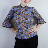 'Dreamy Floral' Collage Kiki Blouse