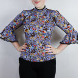 'Dreamy Floral' Collage Kiki Blouse