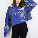'The Moon' Boxy Long Sleeve Tarot Card Collection (Size 1)