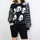 'Death' Boxy Long Sleeve Tarot Card Collection (Size 2)