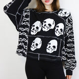 'Death' Boxy Long Sleeve Tarot Card Collection (Size 2)