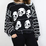 'Death' Boxy Long Sleeve Tarot Card Collection (Size 2)
