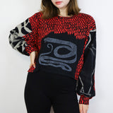 'The Devil' Boxy Long Sleeve Tarot Card Collection (Size 1)