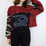 'The Devil' Boxy Long Sleeve Tarot Card Collection (Size 1)