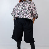 Poison Plaid 'Serpentine' Boxy Button-Up
