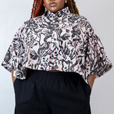 Poison Plaid 'Serpentine' Boxy Button-Up