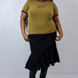 Tobacco 'Horse' Ringer Tee
