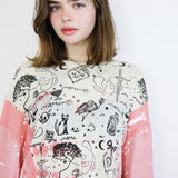 'The Lovers' Boxy Long Sleeve Tarot Card Collection (Size 1)