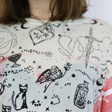 'The Lovers' Boxy Long Sleeve Tarot Card Collection (Size 1)