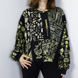 'The Hierophant' Boxy Long Sleeve Tarot Card Collection (Size 3)