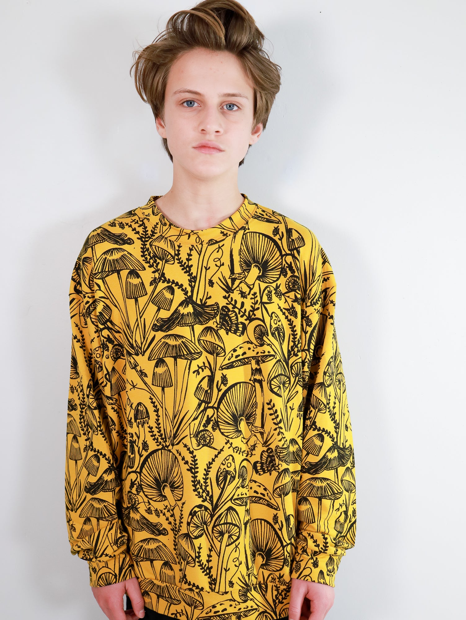 Marigold Shroomed Relaxed Fit Sweatshirt - Thief and Bandit