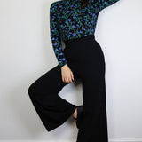 'Feral Floral' Turtleneck