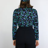 'Feral Floral' Turtleneck
