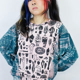 'Dreamscape' Cropped Sweatshirt (Sizes 1, 2, 3)
