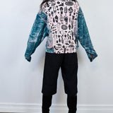 'Dreamscape' Cropped Sweatshirt (Sizes 1, 2, 3)