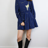 'Starlight Prowl' Midnight Twiggy Dress (Size 1)